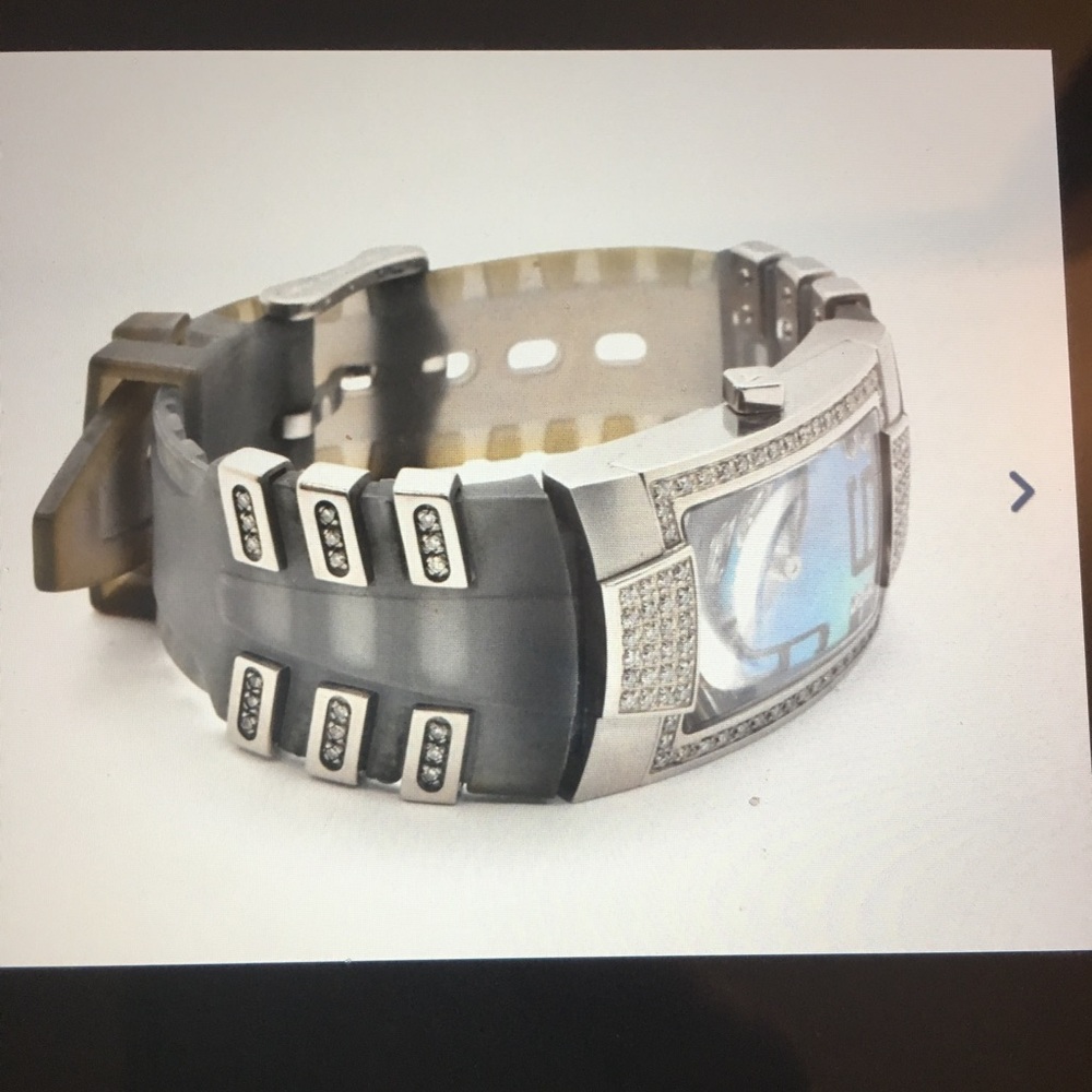 Techno Marine mother pearl face & diamonds watch